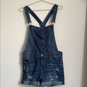 Jean Shorts Overalls